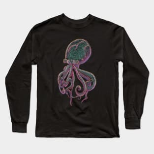 psychedelic octopus Long Sleeve T-Shirt